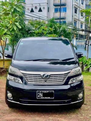2008 Toyota Vellfire 3.5V Used Car motor car for sale in Myanmar car market and price.
