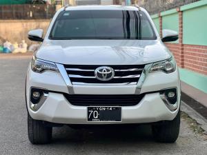 2019 Toyota Fortuner motor car for sale in Myanmar car market and price.