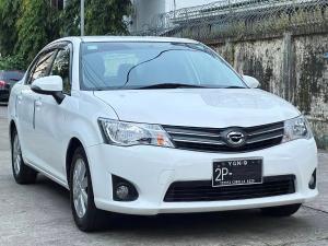 2012 Toyota Axio X Grade motor car for sale in Myanmar car market and price.