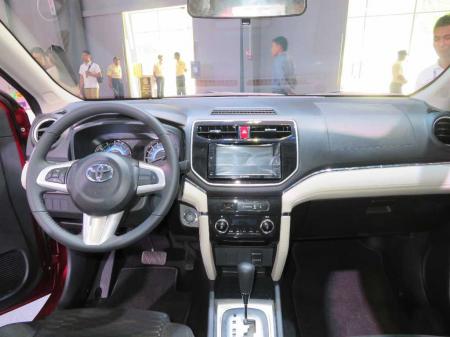 Toyota Rush. Price $28,500. 1.5 L gasoline. 4 speed automatic transmission. Electric Power Steering.