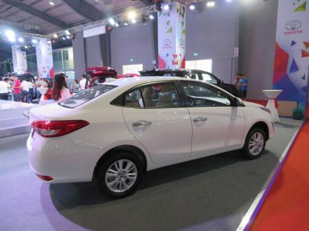 Toyota vios. Price $21,800. 1.3 Liter gasoline. Continuously Variable Transmission (CVT). Comes in 4